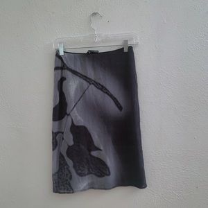 Vivienne Tam mesh midi skirt